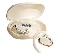 Generico Cuffie Wireless Open-ear - Cuffie Da Gioco A Conduzione Aerea Regolabile A 90 Gradi | Auricolari Impermeabili HiFi IPX5 Con Microfono E Ganci Flessibili Per L'orecchio | Ricarica Di Tipo C P