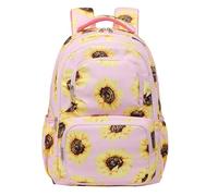 Generico Cuoca per scuola media primaria con stampa girasole per ragazze elementari Zaino casual per libri Zaino Impermeabile Mare (A, One Size)