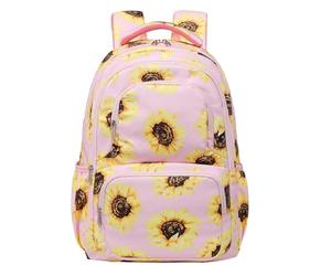 Generico Cuoca per scuola media primaria con stampa girasole per ragazze elementari Zaino casual per libri Zaino Impermeabile Mare (A, One Size)