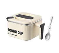 Generico Cuocispaghetti Per Microonde - Per Noodles Per Microonde Da 1200 Ml, Per Ramen Con Bacchette E Cucchiaio, Macchina Per Zuppe Portatile Con Coperchio Per Scrivania E Cucina Per Zuppe Ca