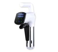 Generico Cuocitore Sous Vide Circolatore Immersione 1100W Connesso WiFi Touch Screen Elemento Riscaldante Acciaio Inox per Bistecca Pollo Pesce Uova Verdure(White)