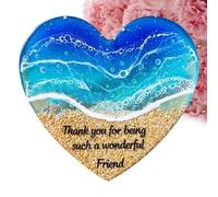 Generico Cuore Tasca Mare - Pietre A Cuore con Tema Marino,Giocattoli E Giochi per Meditazione Artigianato Ragazzi Adulti Feste Ricordo