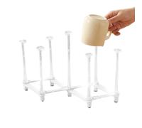 Generico Cup Drying Rack - 7-Position Non-Slip Retractable Reusable Holder