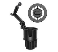 Generico Cup Holder Phone Mount For Car | 2 In 1 Cell Phone Stand Cup Holder Expander | 360°Rotation Expand Çup Ĥolder, Magnetic Long Arm Drink H́older Adapter For Most Phones