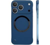 Generico Curranet Ultra Thin Anti-Shock and Anti-Scratch Hard Phone Borderless Cases, Ultra-Thin Frosted Magnetic Suction Frameless Hard Case for iPhone 16/17 Pro Max (16 Plus,Blue)