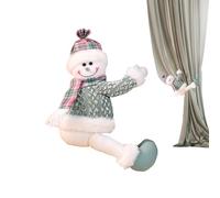 Generico Curtains Curtainer - Porta della nana da neve | Porta del di Natale per la festa della camera per bambini della camera da letto per il soggiorno in hotel