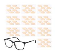 Genérico Cuscinetti antiscivolo per naso per occhiali,10 pezzi cuscinetti antiscivolo per occhiali - per uomo donna bambini uso interno esterno quotidiano