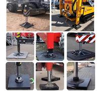 Generico Cuscinetti stabilizzatori universali per Gru, livellatori per Camper, martinetti per carichi Pesanti impilabili, Cuscinetti stabilizzatori per Gru e Camion da carico Pesanti - da 12x12 a 28x