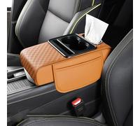 Generico Cuscinetto bracciolo perMercedes C Class 2004-2025, Copribracciolo Memory con portabicchieri & portafazzoletti, Pelle Traspirante, Antiscivolo, per Tutte Le Auto.
