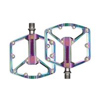 Generico Cuscinetto del pedale della bicicletta Pedali for bici da strada di montagna sigillati Parte ciclistica antiscivolo in lega alluminio(108 3 Bearings)