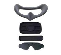Generico Cuscinetto Oculare In Silicone, Compatibile Con DJI, Goggles 3 | Set in silicone: 1 cuscinetto facciale, 1 supporto frontale, 1 supporto testa, 1 coprilente(Pink)
