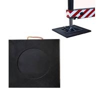 Generico Cuscinetto Universale per cric per rimorchio - Cuscinetti di livellamento impilabili Antiscivolo per Gru, Protezione del Terreno e distribuzione del Peso (19,7x19,7x2 Pollici / 50x50x5 cm)