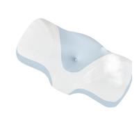 Generico Cuscini ergonomici per dormire - ergonomico | di sostegno traspirante in seta di ghiaccio e memory foam, di sostegno per il collo per chi dorme sul fianco e sulla schiena, 67x3