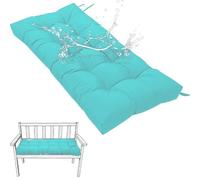 Generico Cuscini Impermeabili per Mobili da Giardino Cuscini per Panche Cuscini Antiscivolo per Altalena da 8 Cm Cuscini per Mobili da Interno e da Finestra,Sky Blue,110x50cm