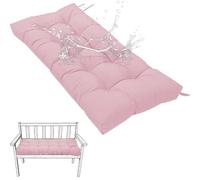 Generico Cuscini Impermeabili per Mobili da Giardino Cuscini per Panche Cuscini Antiscivolo per Altalena da 8 Cm Cuscini per Mobili da Interno e da Finestra,Rosa,50x50cm