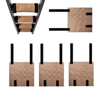 Generico Cuscini Per Scale Letti A Castello - Set da 4 Protezioni Morbide Antiscivolo,Rivestimento per Gradini della del | Adatto A Bambini Adulti Camper Appartamento Sicurezza Comfort