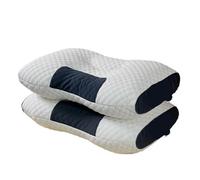Generico Cuscino Collasso In Cotone Bicolore Compatibile for Il Sonno Quotidiano Della Camera Da Letto Di Casa