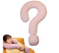 Genérico Cuscino da viaggio con supporto per il collo, per il collo, , con segno interrogativo grande e creativo da 21,65 pollici, cuscino decorativo multif