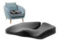 Generico Cuscino del sedile | Cuscino per il sedere ergonomico in memory foam | per sedere, schienale antiscivolo, per sedia a rotelle, in rilievo, per coccige, per guida, sedia a rotelle, ufficio