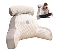 Generico Cuscino di Lettura del Letto, 70x50 cm Grande Cuscino da Lettura con Supporto per Collo/Braccia, Cuscino Cervicale Rimovibile,ideale Come Supporto per la Schiena per Leggere(il gatto)