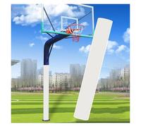 Generico Cuscino for Palo da Basket for Esterni, Cuscino Avvolgente for Asta Rotonda, Cuscini for Palo da Gioco for Tutte Le Stagioni, for Palestra E Garage(White,Dia 11.4cm/4.5in)