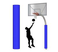 Generico Cuscino for Palo da Basket for Esterni, Cuscino Avvolgente for Asta Rotonda, Cuscini for Palo da Parcheggio Portatili, Altezza 180 Cm/70,9 Pollici(Blue,Dia 22cm/8.7in)