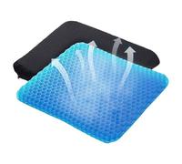 Generico Cuscino Gel Sedia, Cuscino Gel Traspirante Anti Decubito Ergonomico, Allevia Il Dolore Fisico Ortopedico, Per Sedie A Rotelle Sedie Da Ufficio E Sedie Per Auto (38x32cm)