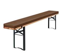 Generico Cuscino Imbottito Panca Birreria, Cuscino Panca Seduta in Lino | Sfoderabile Lavabile Antiscivolo Set Birreria Cuscino Panca Adatto Panche Giardino Terrazza Interno