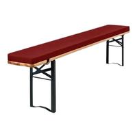 Generico Cuscino Imbottito Panca Birreria, Cuscino Panca Seduta in Lino | Sfoderabile Lavabile Antiscivolo Set Birreria Cuscino Panca Adatto Panche Giardino Terrazza Interno