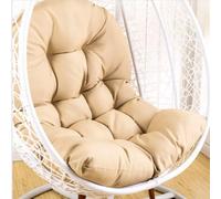 Generico Cuscino Impermeabile per Sedia Sospesa da Esterno,Cuscino di Ricambio Pulpito per Altalene Sospese,Cuscino per Seduta a Cesto Sospeso,Cuscino Lavabile per Sedia a Dondolo,Cachi