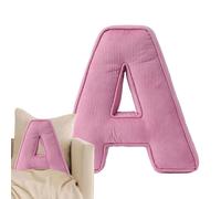 Generico Cuscino In Peluche Con Lettera - Cuscino Con Lettera Inglese Avvolgente Lavabile, Decorativo Per Durevole | Cuscinos Imbottito A Forma Di Lettere Per Il, Sala Giochi Per L'inaugu