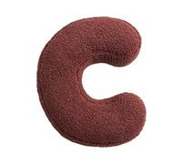 Generico Cuscino in peluche con lettera, morbido cuscino iniziale | Morbido cuscino con alfabeto iniziale | Morbido cuscino 'alfabeto a forma di lettera iniziale per divano, divano, letto, auto