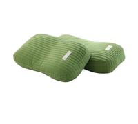 Generico Cuscino interamente in grano saraceno, fodera in pelle di pura e cotone for favorire il sonno, adatto for uso domestico(Green)