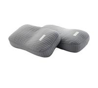 Generico Cuscino interamente in grano saraceno, fodera in pelle di pura e cotone for favorire il sonno, adatto for uso domestico(Gray)