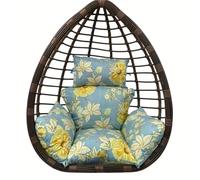 Generico Cuscino Lavabile Per Sedia A Cesto Sospeso, Cuscini Per Cesto Sospeso Per La Casa, Cuscino Per Sedia A Uovo Sospeso In Rattan, Cuscino Per Sedia A Uovo A Dondolo