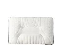 Generico Cuscino morbido e traspirante for adulti, con nucleo rettangolare, for hotel, casa, compatibile l'assistenza al sonno(Gray High pillow)