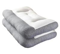 Generico Cuscino per apnea notturna e dolore al collo, in memory foam, ergonomico, per chi dorme sul fianco/schiena, supporto cervicale per un sonno profondo, sollievo dal dolore alle spalle