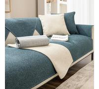 Generico Cuscino per Divano coprisedile Tutto L'Anno Antiscivolo, Copertura per Divano, Schienale Antipolvere, Cuscino Resistente ai peli,F,Custom Size