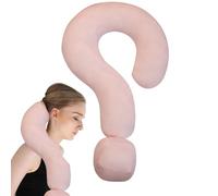 Genérico Cuscino per il collo da viaggio, cuscino per il collo da viaggio | da viaggio per con grande punto interrogativo a forma di U da 21,65 pollici - aereo