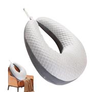 Generico Cuscino per il grembo - Supporto ergonomico in memory foam, comodo cuscino per bracciolo, morbido per sedile portatile, fodera traspirante rimovibile, leggero sagomato,