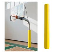 Generico Cuscino per Palo da Basket, Cuscino Avvolgente per Palo Rotondo, Cuscino Ammortizzante per Esterni Adatto A Tutte Le Stagioni(Yellow,Dia 16.5cm/6.5in)