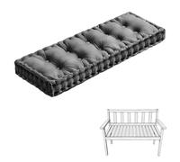 Generico Cuscino per Panca da Esterno da 10 Cm con Maniglia, Cuscino per Sedia in Morbido Velluto, Cuscini per Panche per Mobili da Giardino Patio Uso Interno Hollywood,No. 38,80x40x10cm