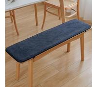 Generico Cuscino Per Panca Da Giardino/portico - 100/120/150 X 30/35/40 Cm Antiscivolo, Resistente Esterni/interni Patio, Veranda, Altalene O Sedute Finestra(Blue,30x180cm)