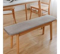 Generico Cuscino Per Panca Da Giardino/portico - 100/120/150 X 30/35/40 Cm Antiscivolo, Resistente Esterni/interni Patio, Veranda, Altalene O Sedute Finestra(Gray,35x120cm)