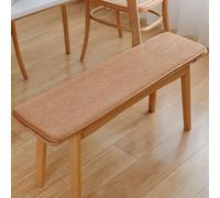 Generico Cuscino Per Panca Da Giardino/portico - 100/120/150 X 30/35/40 Cm Antiscivolo, Resistente Esterni/interni Patio, Veranda, Altalene O Sedute Finestra(Khaki,30x100cm)