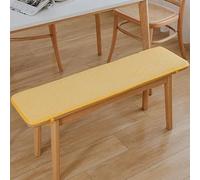 Generico Cuscino Per Panca Da Giardino/portico - 100/120/150 X 30/35/40 Cm Antiscivolo, Resistente Esterni/interni Patio, Veranda, Altalene O Sedute Finestra(Yellow,30x180cm)