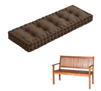 Generico Cuscino per Panca in Velluto, Cuscino per Panca da Interno con Maniglia, Cuscino per Sedia in Morbido per Seduta da Finestra Mobili da Giardino Patio,A,90x35x10cm