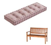 Generico Cuscino per Panca in Velluto, Cuscino per Panca da Interno con Maniglia, Cuscino per Sedia in Morbido per Seduta da Finestra Mobili da Giardino Patio,D,120x40x10cm