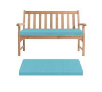 Generico Cuscino per Panca per Mobili da Interni, Cuscino per Panca Sfoderabile da Giardino, Cuscino Panca Esterno Antiscivolo Lavabile per Cucina, Sala da Pranzo, Patio,Light Blue,110×50×5cm