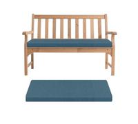Generico Cuscino per Panca per Mobili da Interni, Cuscino per Panca Sfoderabile da Giardino, Cuscino Panca Esterno Antiscivolo Lavabile per Cucina, Sala da Pranzo, Patio,Dark Blue,110×50×5cm